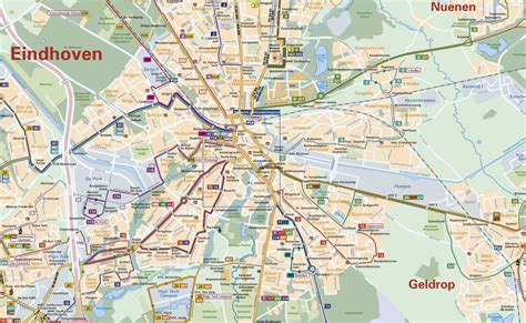 buslijnen eindhoven plattegrond.